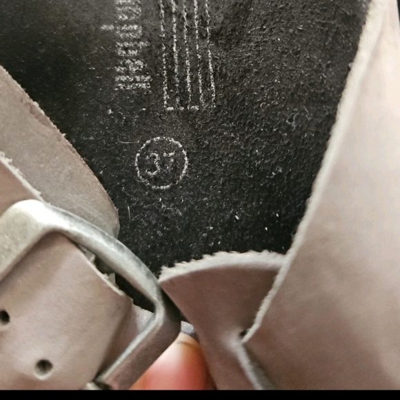 Jeffrey Campbell Womens Gray Leather Platform Trendy Thong 37 - Picture 10 of 10